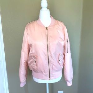 Light pink Forever 21 Bomber Jacket M